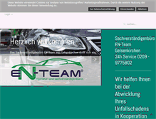 Tablet Screenshot of enteam.de